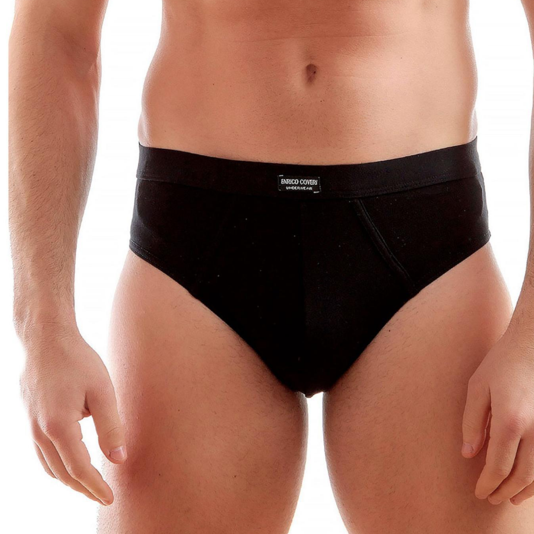 Slip homme ES1002 élastique intérieur coton stretch - 3 pièces